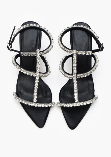 Sandale Eden Black Crystal