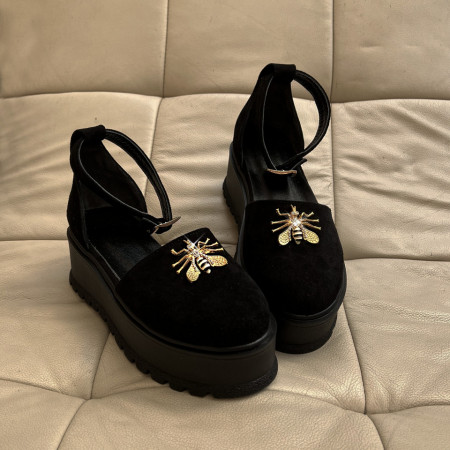 Sandale Moschi Black-gold