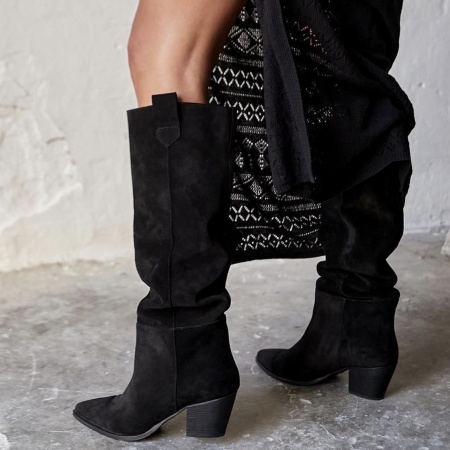 Cizme Sore Black PIELE NATURALA - Img 6