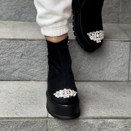 Ghete Tisa DIAMOND Zipper 2 - negru - Img 5