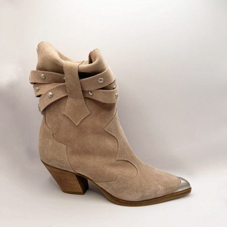 Botine Kiara PIELE NATURALA - Img 5