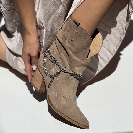 Botine Misuna Piele Naturala
