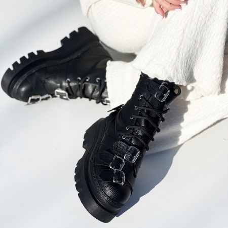 Ghete ZENO Strap negru - Img 2