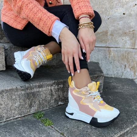 Adidasi Rainbow pink 2