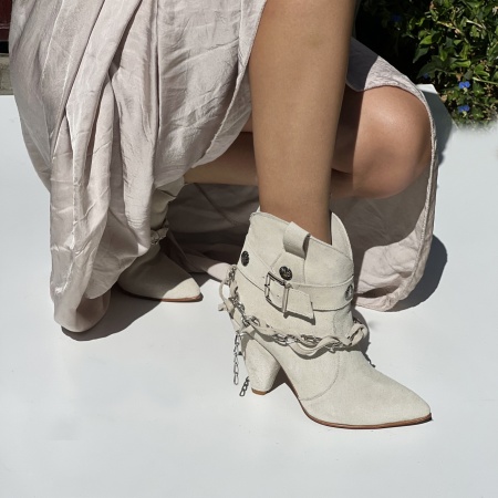 Botine Astrid Piele Naturala - Img 3