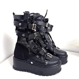 Ghete Strap Metal Black N