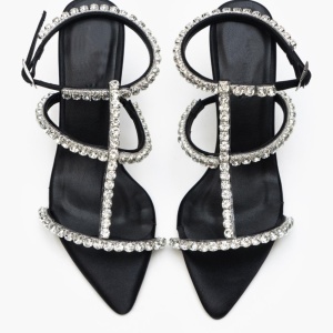 Sandale Eden Black Crystal