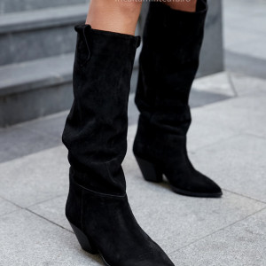 Cizme Sore Black PIELE NATURALA - Img 3