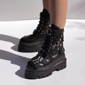 Ghete Strap Zeno 25 Negru normal