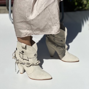 Botine Astrid Piele Naturala