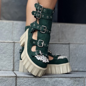 Ghete Neversea Verde New Diamond