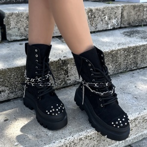 Ghete Rockstar Summer bej/ negru - Img 3