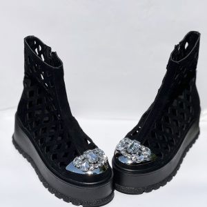 Ghete Tisa Zipper SUMMER METAL Negru