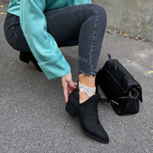 Botine Lorelai Black Glitter - Img 2