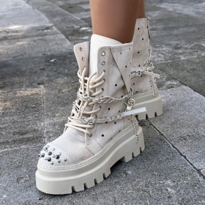 Ghete Rockstar Summer bej/ negru