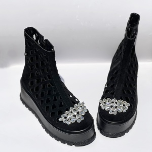 Ghete Tisa Zipper Summer Negru Diamond