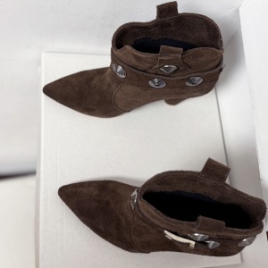 Botine Astrid 2 - maro - piele naturala - Img 2