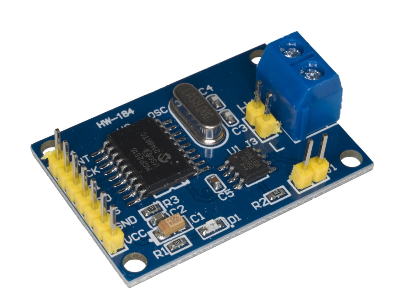MCP2515 CAN Bus Modul TJA1050 SPI za Arduino i ESP32 (HW-184)