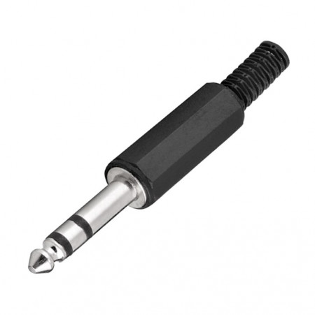 Klink konektor 6.3mm ST M plastični
