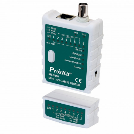 Tester UTP i BNC kablova MT-7058