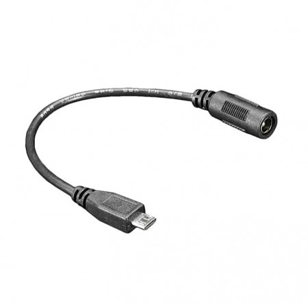 Kabl DC napojni 2.1x5.5mm F-USB B micro M 0.2m - Img 1