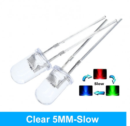 LED dioda 5mm multikolor BLINK