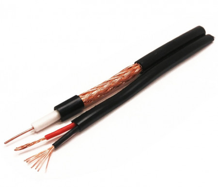 Koaksijalni provodnik RG59+2x0.75mm2 crni