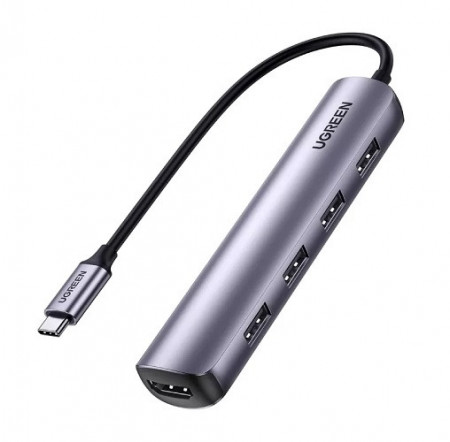 Adapter USB C-HDMI/4xUSB3.0