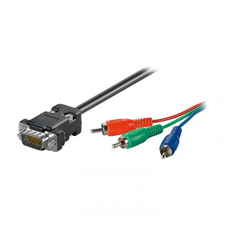 Kabl VGA M-3xRCA M (RGB) 5.0m