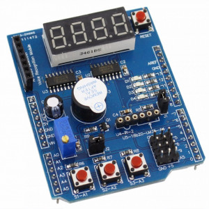 Arduino Multi-Function Shield Višenamenska Eksperimentalna Ploča za Uno/Mega - Img 1