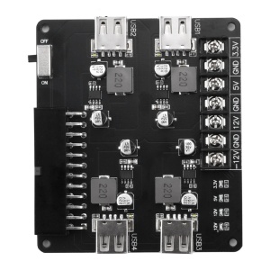 ATX Adapter Modul za Napajanje sa 4x USB Brzo Punjenje (3.3V-12V) - Adapter Ploča za Računarsko Napajanje - Img 9