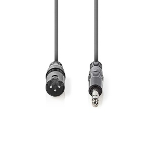 Balansirani Audio Kabl XLR (Muški) na 6.35mm Jack - 3m - Img 2