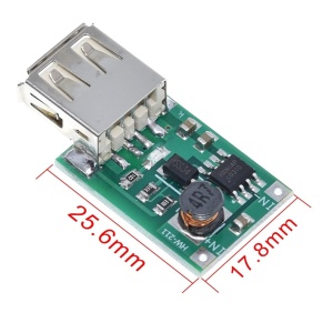 DC-DC Boost Konverter Modul 2V-5V na 5V 1200mA USB Step-Up - Img 5