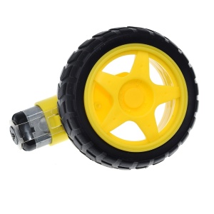 DC Motor sa reduktorom i točkom 3-6V (TT motor) za Arduino i robotiku - Img 2