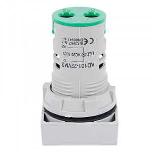 Digitalni LED voltmetar 60-500VAC 22mm zeleni - Img 3