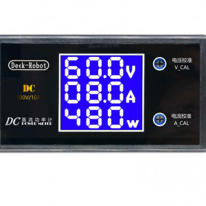 Digitalni Merač Snage i Napona - DC Vatmetar, Voltmetar i Ampermetar 100V 10A - Img 6
