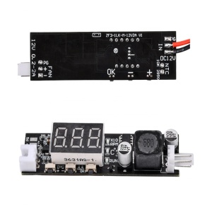 Digitalni PWM Regulator Brzine i Temperature 2-3 Wire Ventilatora 12V - sa LED displejom i NTC B3590 Sondom - Img 3