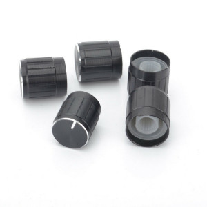 Dugme za potenciometar 15x17mm crno - Img 5