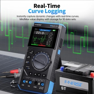 FNIRSI DST-210 Multimetar i Osciloskop 3-u-1 - 10MHz, 48MSa/s, Generator Signala - Img 6