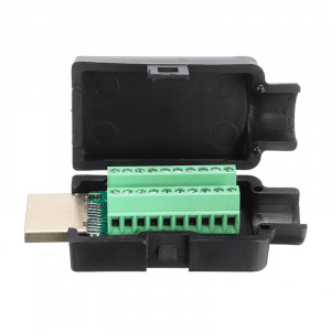 HDMI Muški Konektor sa Klemama na Šraf (Bez Lemljenja) - 20-pin na Terminal Blok sa Kućištem - Img 3