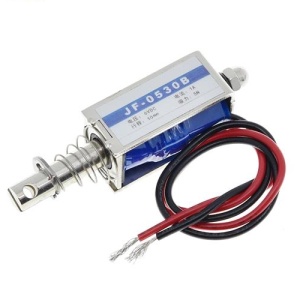 JF-0530B DC Elektromagnetna Kotva Solenoid 12V 5N 10mm (Potezno-Gurajući) - Linearni Aktuator