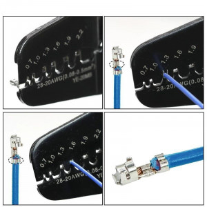 Klešta za krimpovanje JST / Molex / DuPont konektora i terminala YE-20MB (28-20 AWG) - Img 2