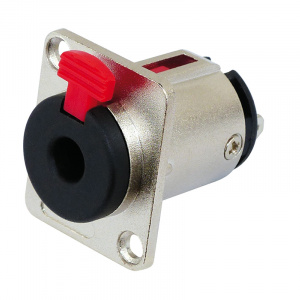 Klink konektor 6.3mm ST F za šasiju metalni