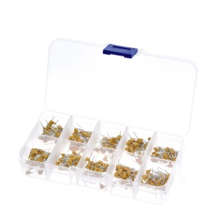 Komplet keramičkih kondenzatora 300 komada (10pF - 100nF, 50V) - Img 2