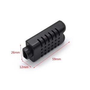Kutija plastična 59x26x12mm IP54 (za senzor vlage) crna - Img 3