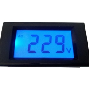 LCD voltmetar 80-500VAC plavi