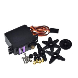 MG996R 360 stepeni Servo Motor sa Metalnim Zupčanicima - Digitalni High Torque za Arduino - Img 4