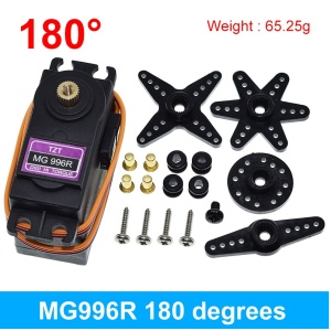 MG996R Digitalni Servo Motor 180° - Metalni Zupčanici, Visoki Obrtni Moment