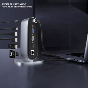 Multifunkcionalni USB hub "12 u 1" - Img 3