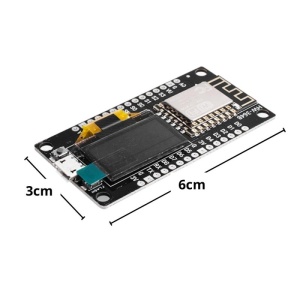 NodeMCU ESP8266 Razvojna Ploča sa Integrisanim 0.96" OLED Ekranom (SSD1306) - Img 3